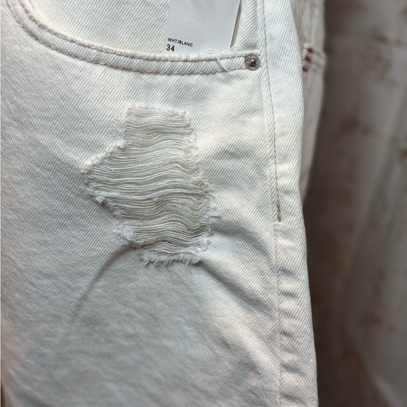 White Denim Women's Shorts - Picture 4 of 12